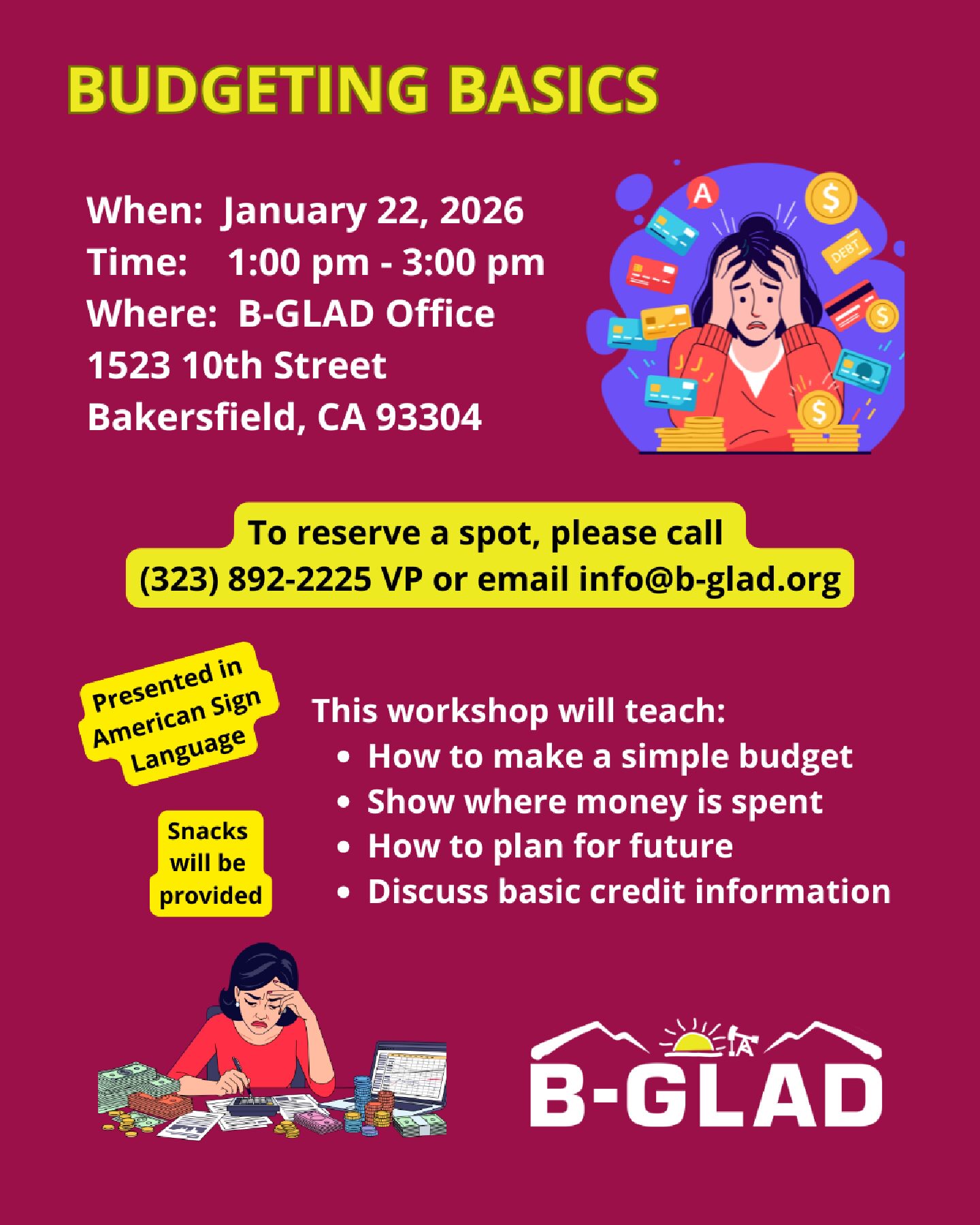 B-GLAD: Budgeting Basics
