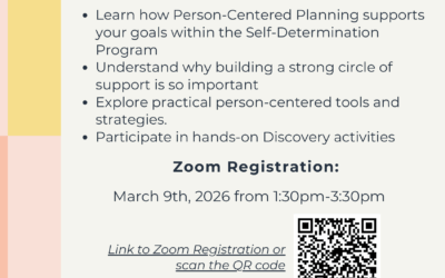 Let’s Talk SDP: Person-Centered Planning