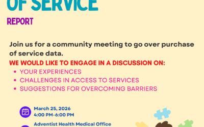 Purchase of Service Meeting: Delano 3/25/26