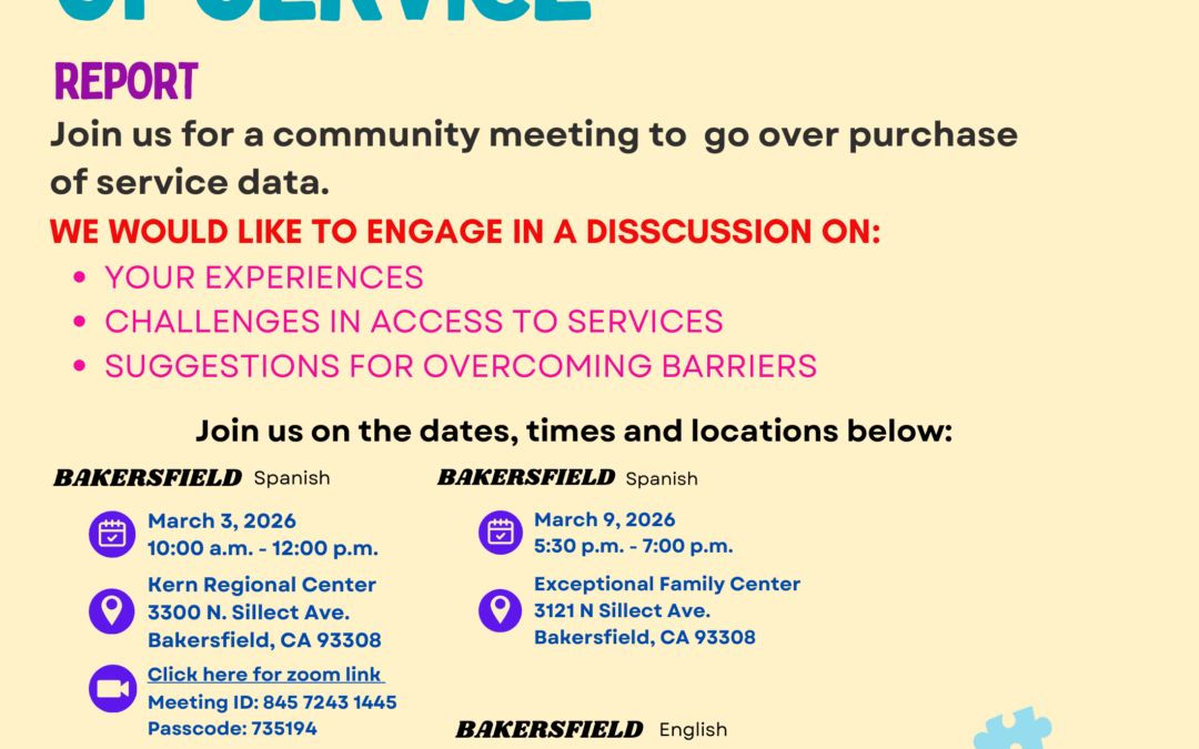 Purchase of Service Meeting