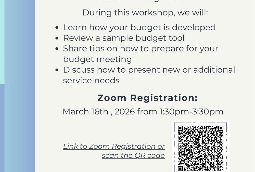 Let’s Talk SDP: Individual Budget 3/16/26