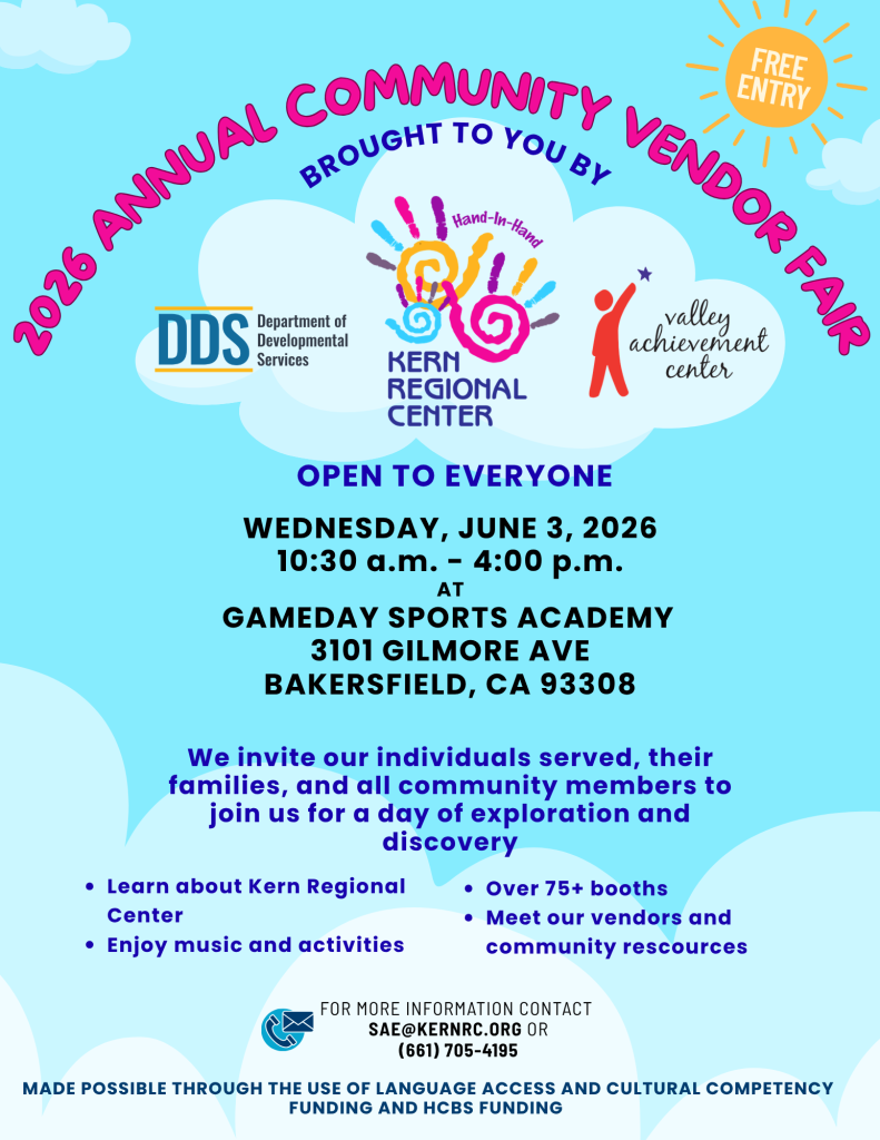 Vendor Fair on June 3, from 10:30 AM-4:00 PM.