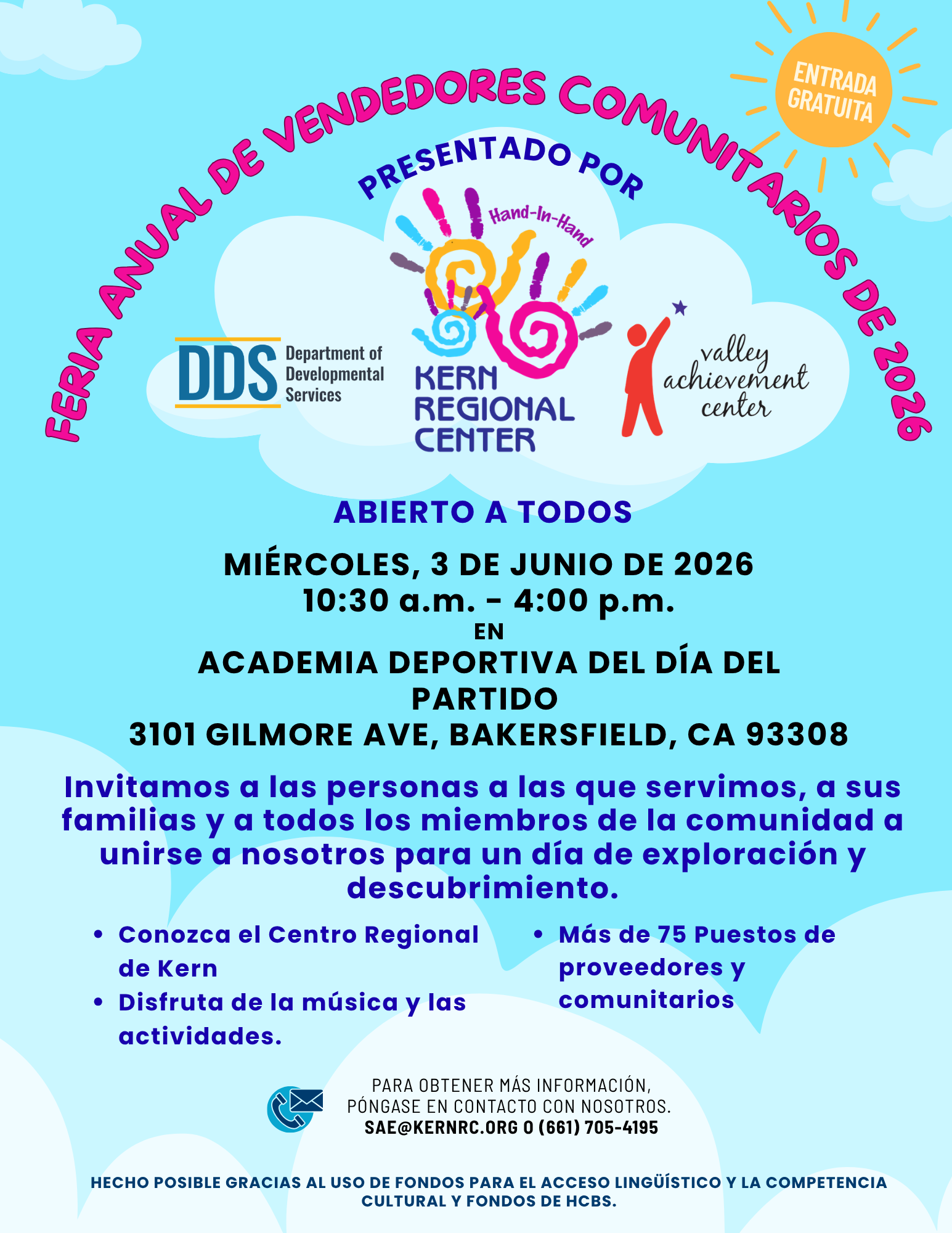Vendor Fair June 3 10:30 AM-4:00 pm