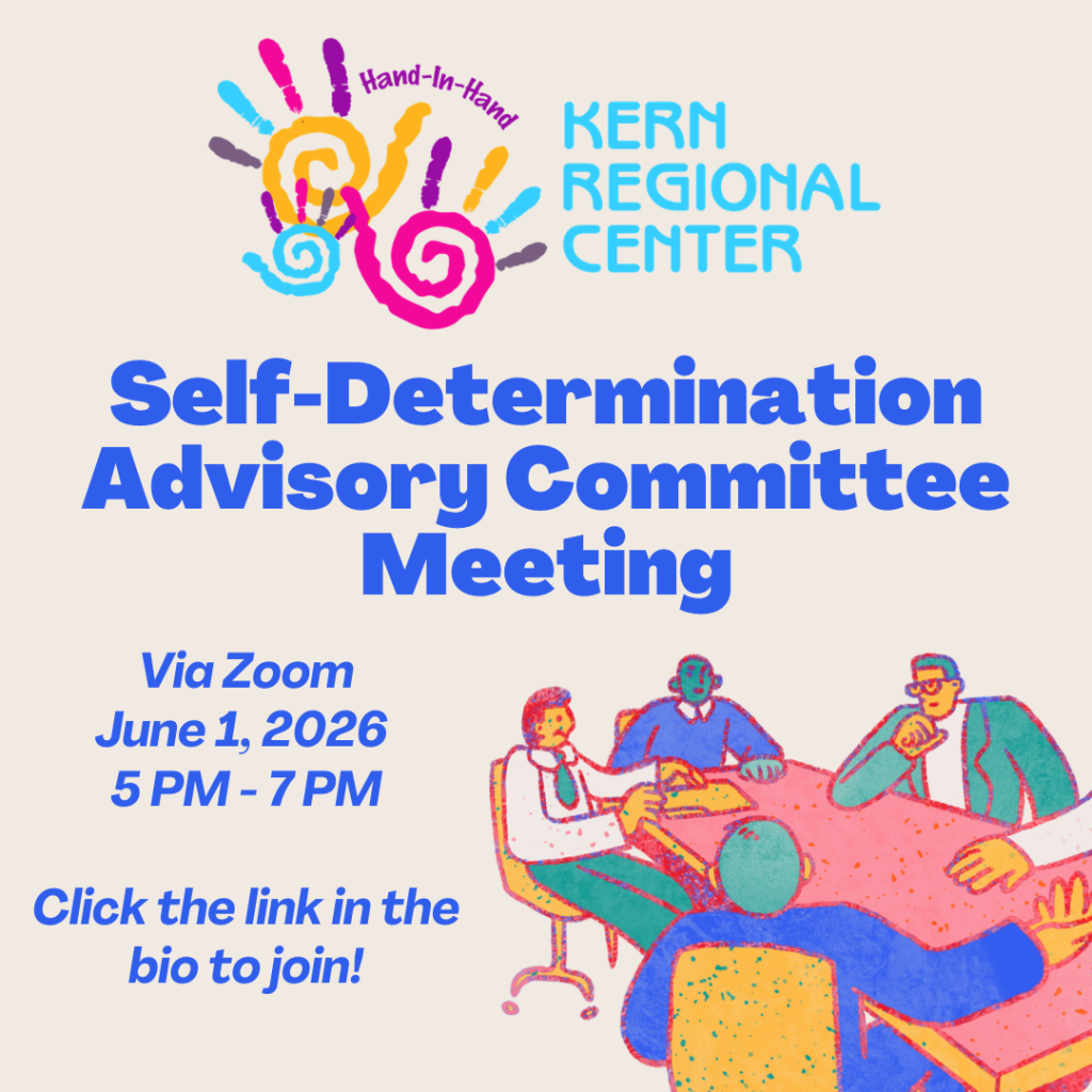 Self-Determination Advisory Committee (SDAC) Meeting on June 1 2026 from 5 to 7PM